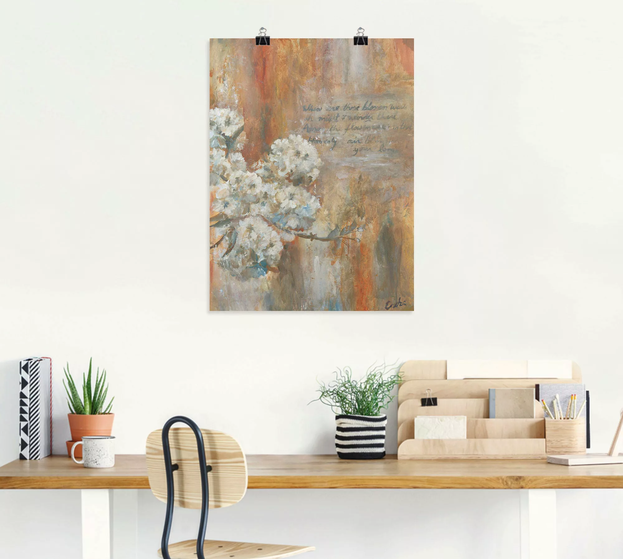 Artland Poster "Blüten", Blumen, (1 St.), als Leinwandbild, Wandaufkleber o günstig online kaufen