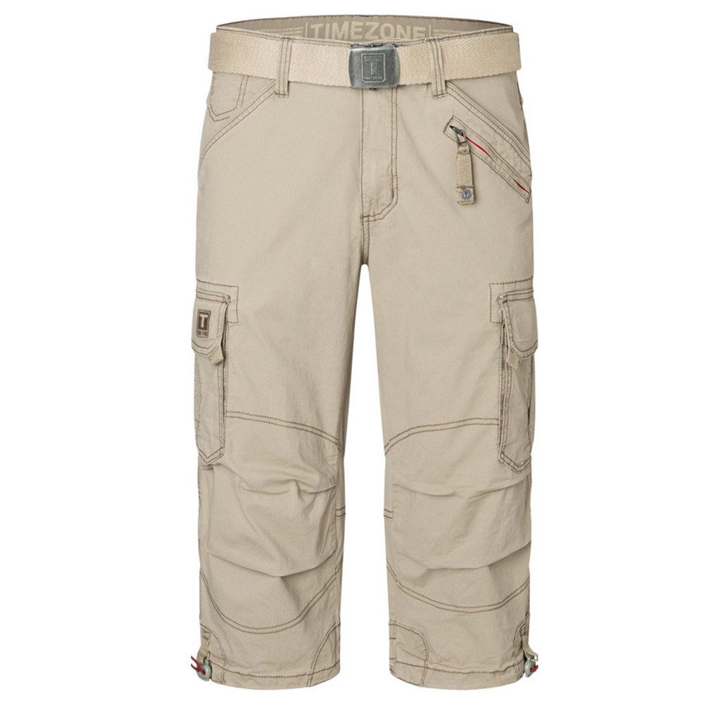 Timezone Herren 3/4 Cargo Hose LOOSE MILESTZ SHORT Mid Waist Loose Fit - Ol günstig online kaufen