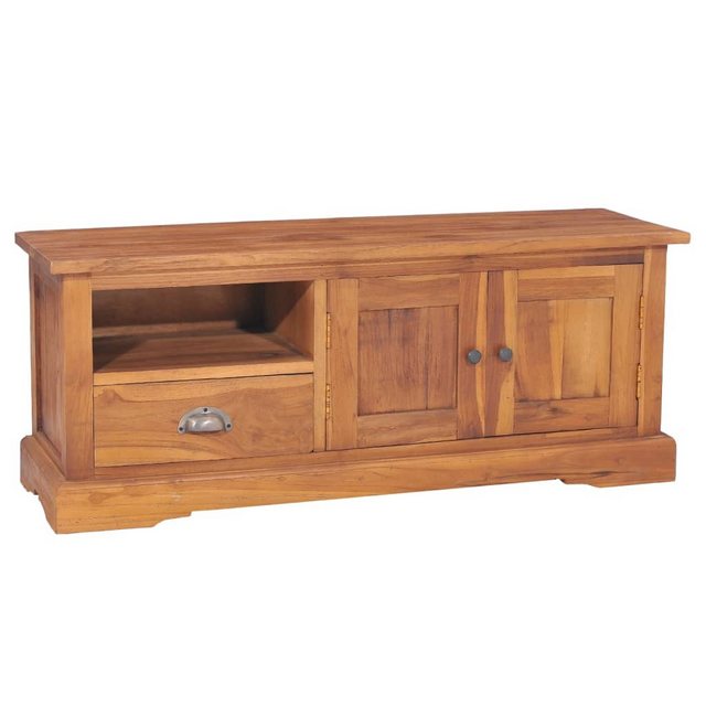 vidaXL TV-Schrank TV-Schrank 100x30x40 cm Teak Massivholz Lowboard günstig online kaufen