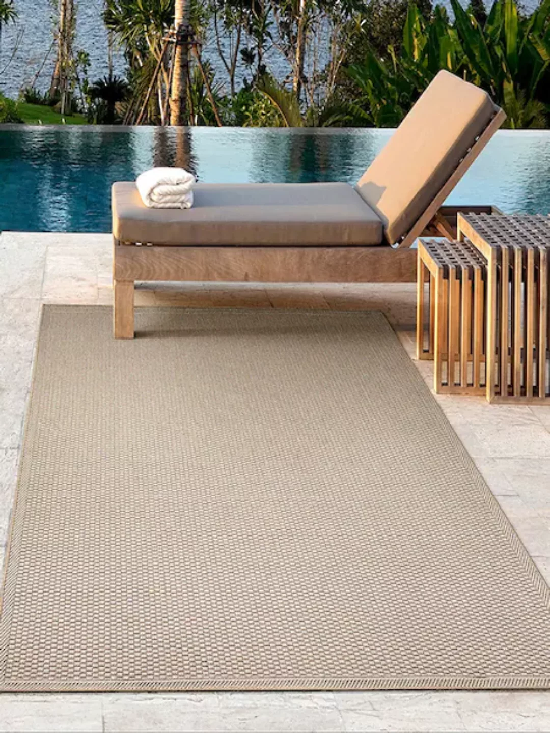 the carpet Teppich »Toulose«, rechteckig, 1 mm Höhe, moderner robuster In u günstig online kaufen