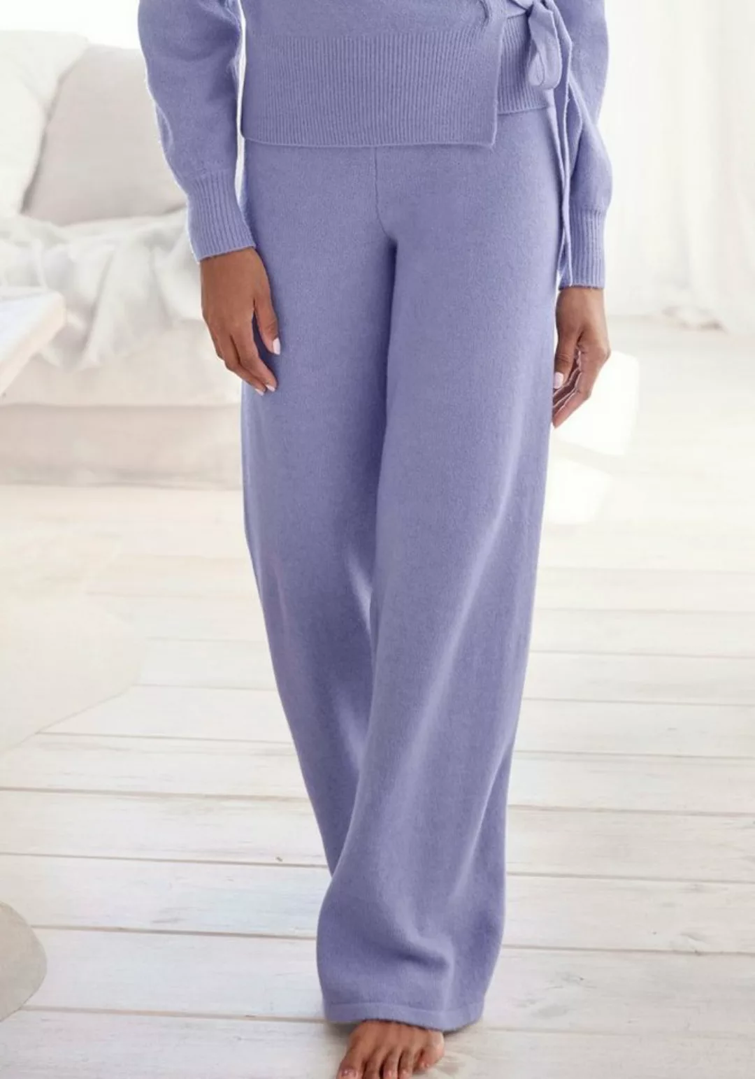 LASCANA Strickhose mit Rippbündchen, Loungewear günstig online kaufen