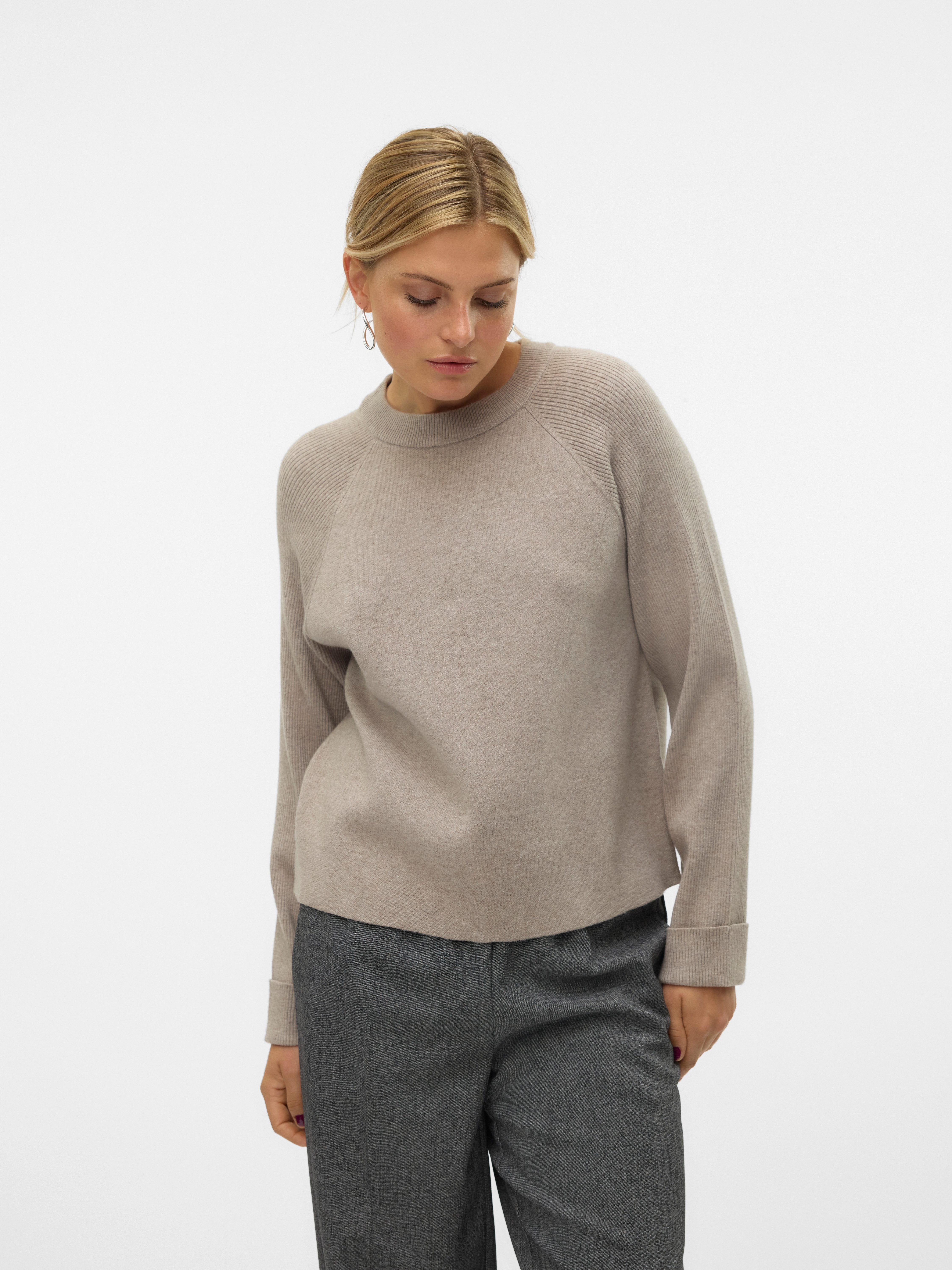 Vero Moda Strickpullover VMGOLD MIX LS günstig online kaufen