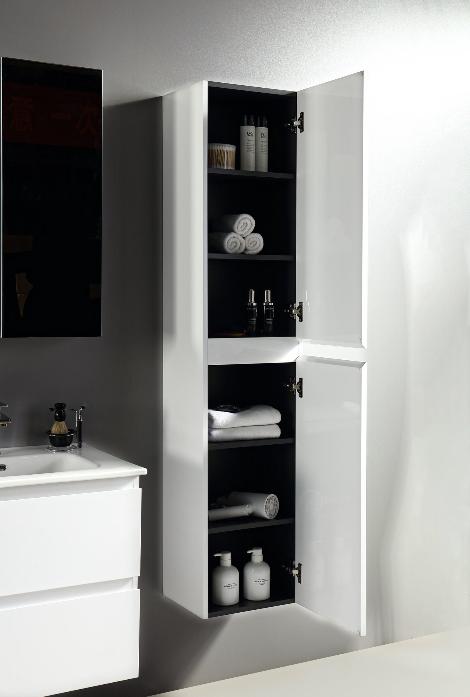 Alpenberger Badmöbel-Set Badezimmermöbel Badezimmer Schrank - günstig online kaufen
