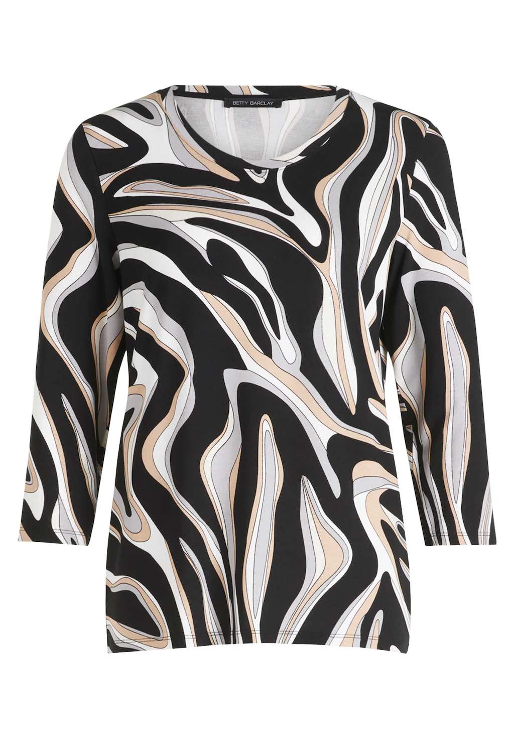 Betty Barclay 3/4-Arm-Shirt "Betty Barclay Damen Basic Shirt mit Print", (1 günstig online kaufen