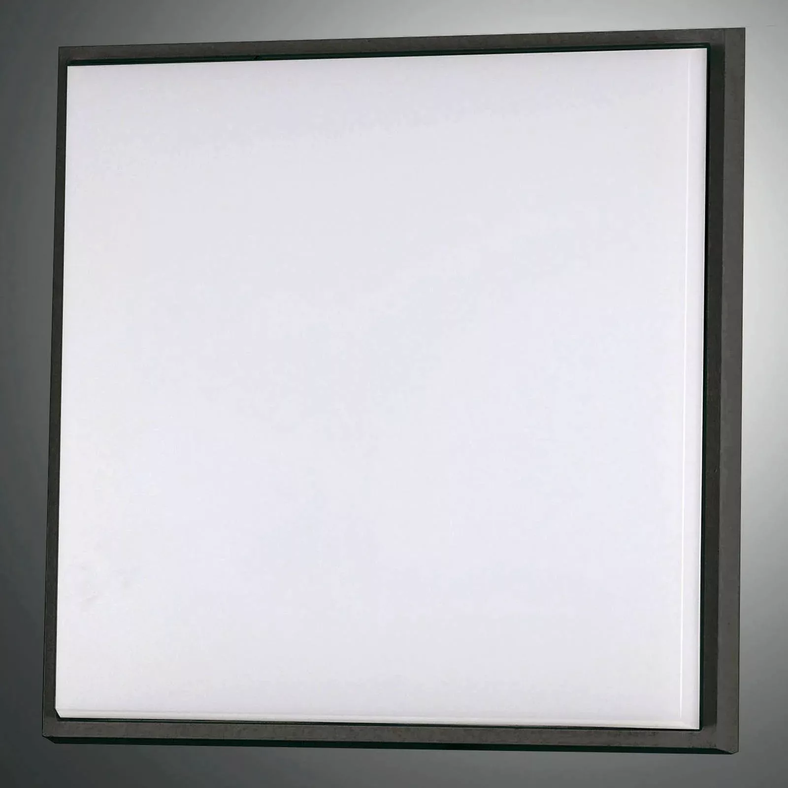 LED-Deckenleuchte Desdy, 30x30 cm, IP54, schwarz günstig online kaufen