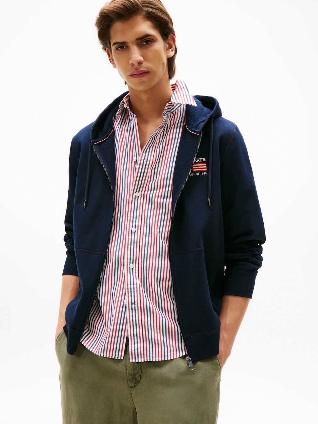 Tommy Hilfiger Kapuzensweatjacke "AMERICANA ZIP THROUGH HOODY" günstig online kaufen