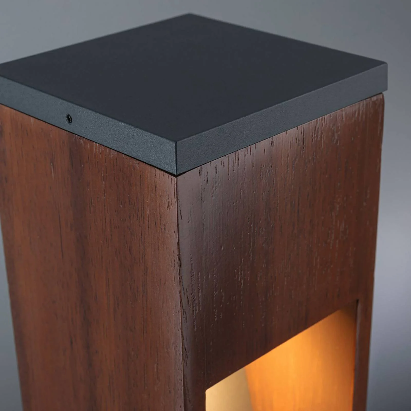 Paulmann Trabia LED-Sockelleuchte Holz, Höhe 60 cm günstig online kaufen