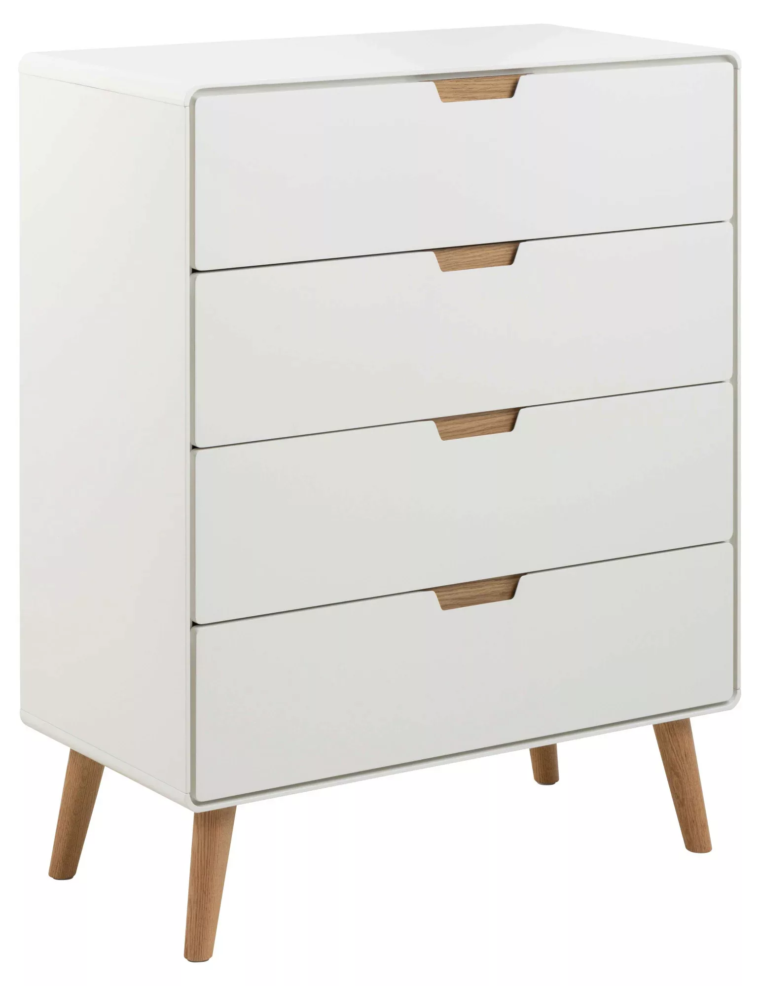 ACTONA GROUP Highboard "Lowell", 4 Schubladen mit Dämpfung, nordischer Stil günstig online kaufen