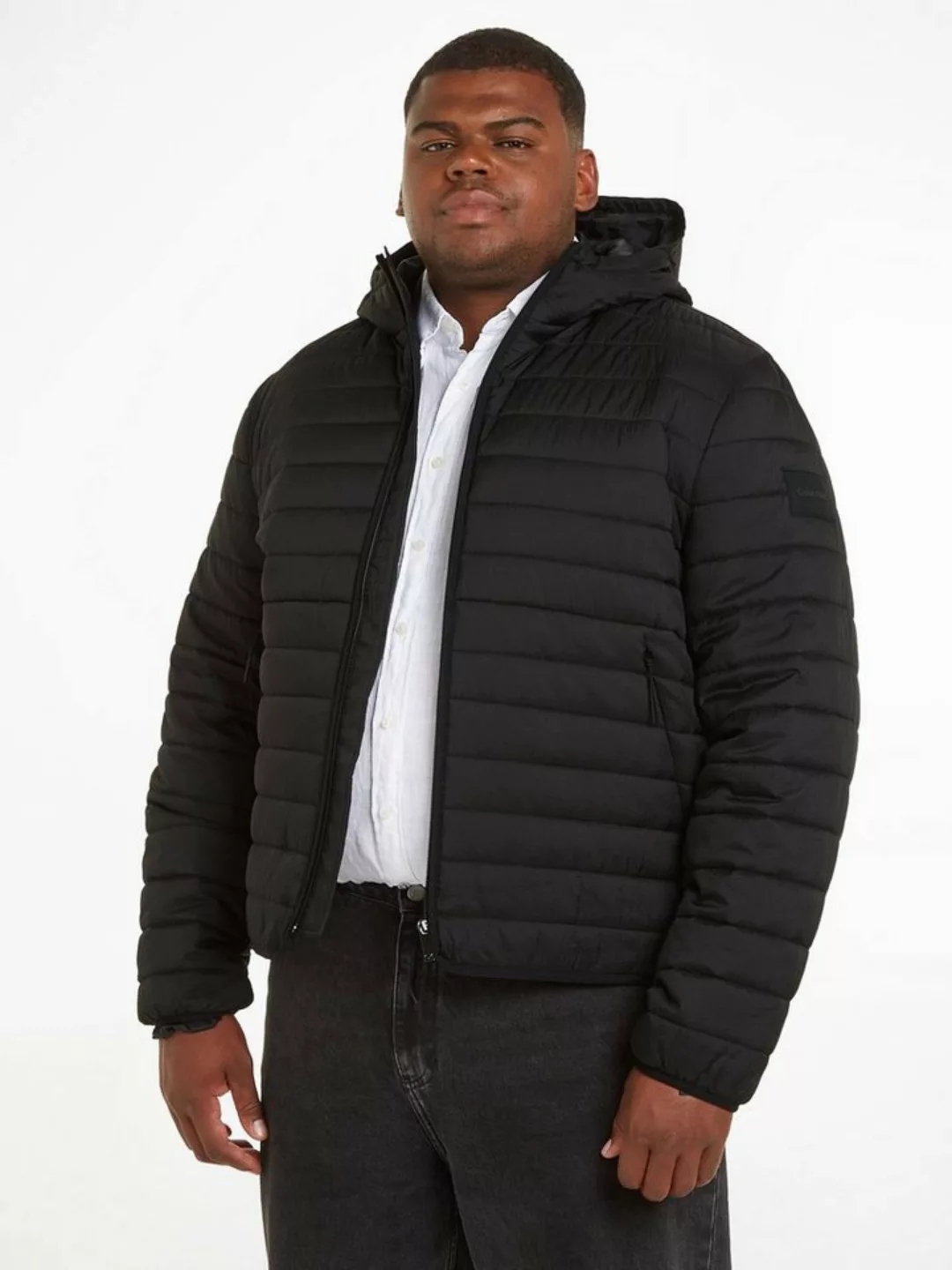 Calvin Klein Big&Tall Steppjacke BT_QUILTED CRINKLE JACKET HOOD günstig online kaufen