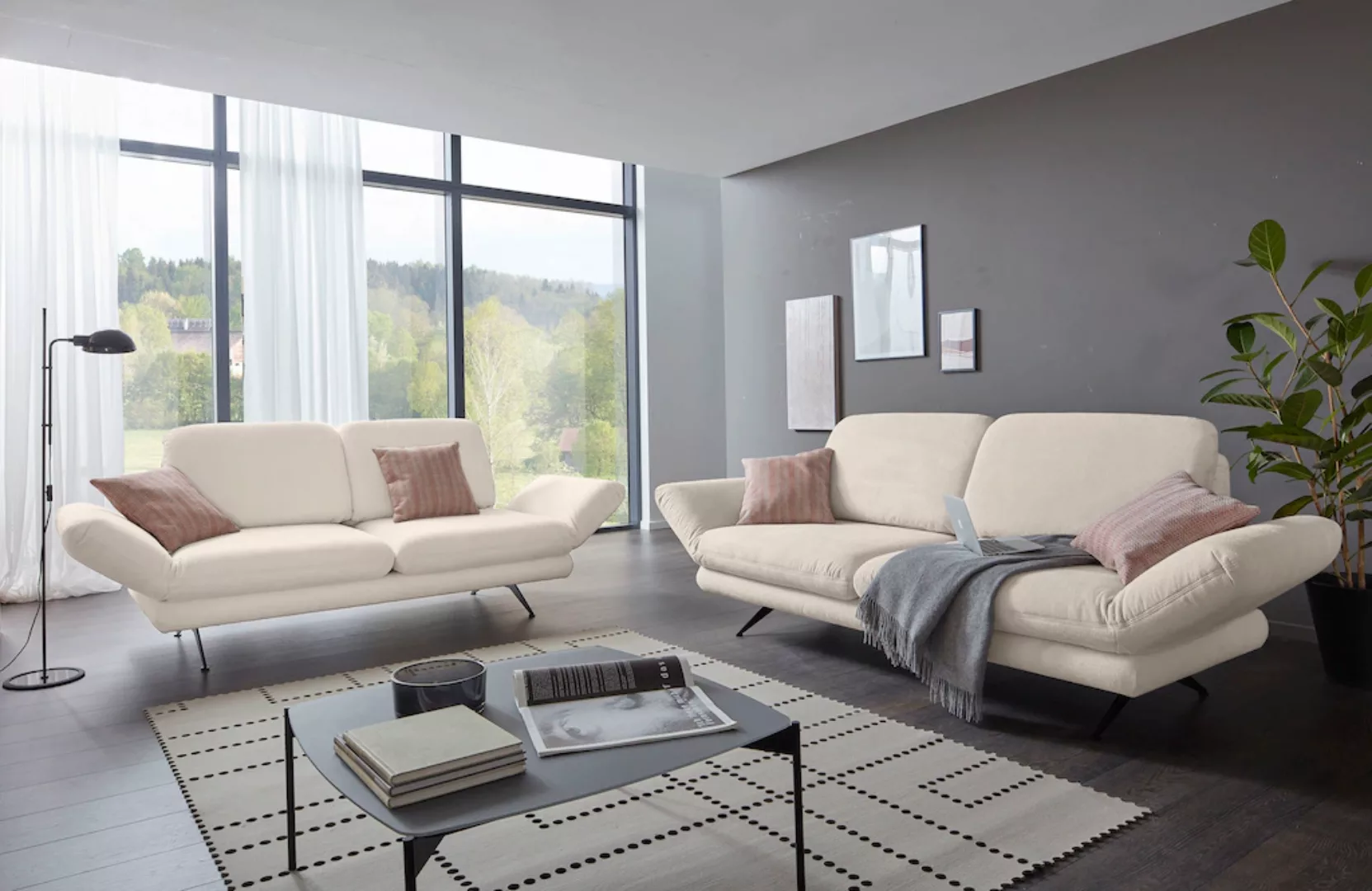 Places of Style 2,5-Sitzer "Saletto", modernes Design mit Armlehnfunktion, günstig online kaufen