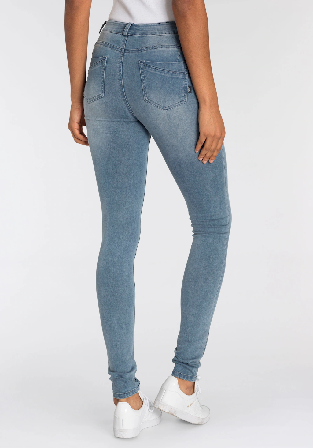 Arizona Skinny-fit-Jeans "Ultra Stretch", skinny-fit, betonte Taille, shapi günstig online kaufen