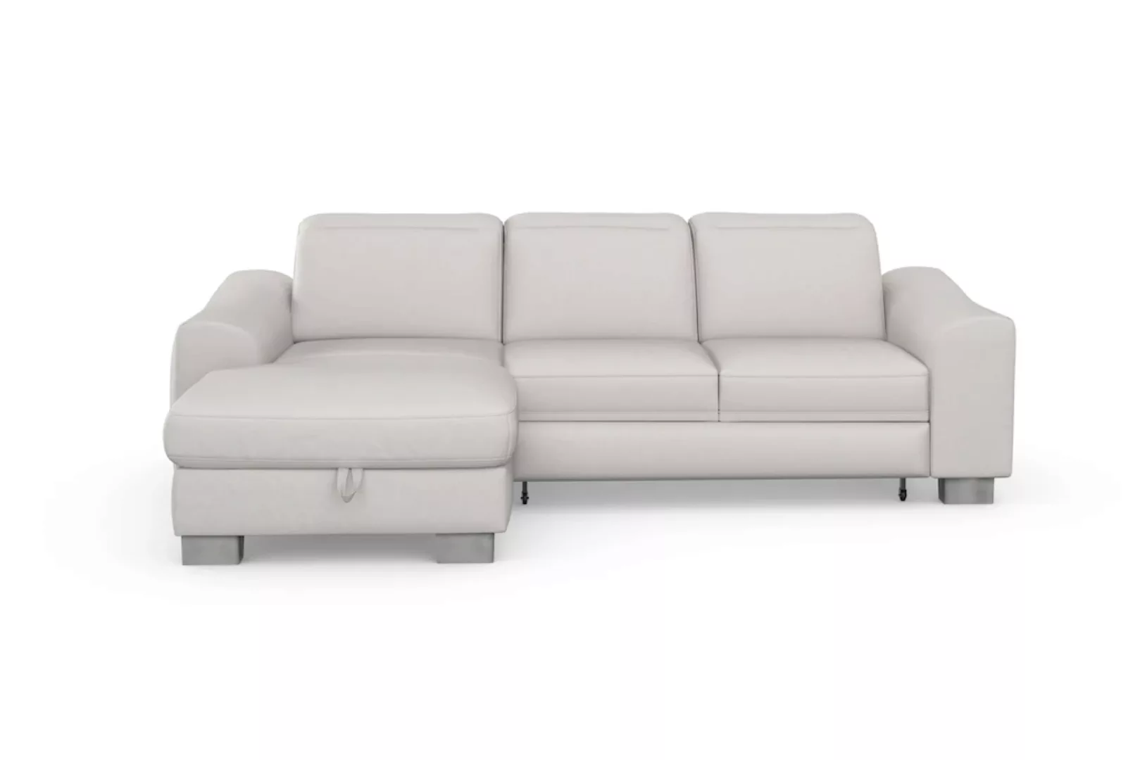 sit&more Ecksofa »Dundee L-Form«, mit Federkern und Edelstahlfüßen, wahlwei günstig online kaufen
