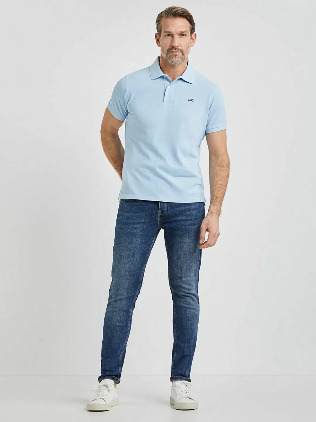McGregor Piqué Poloshirt Hellblau - Größe XL günstig online kaufen
