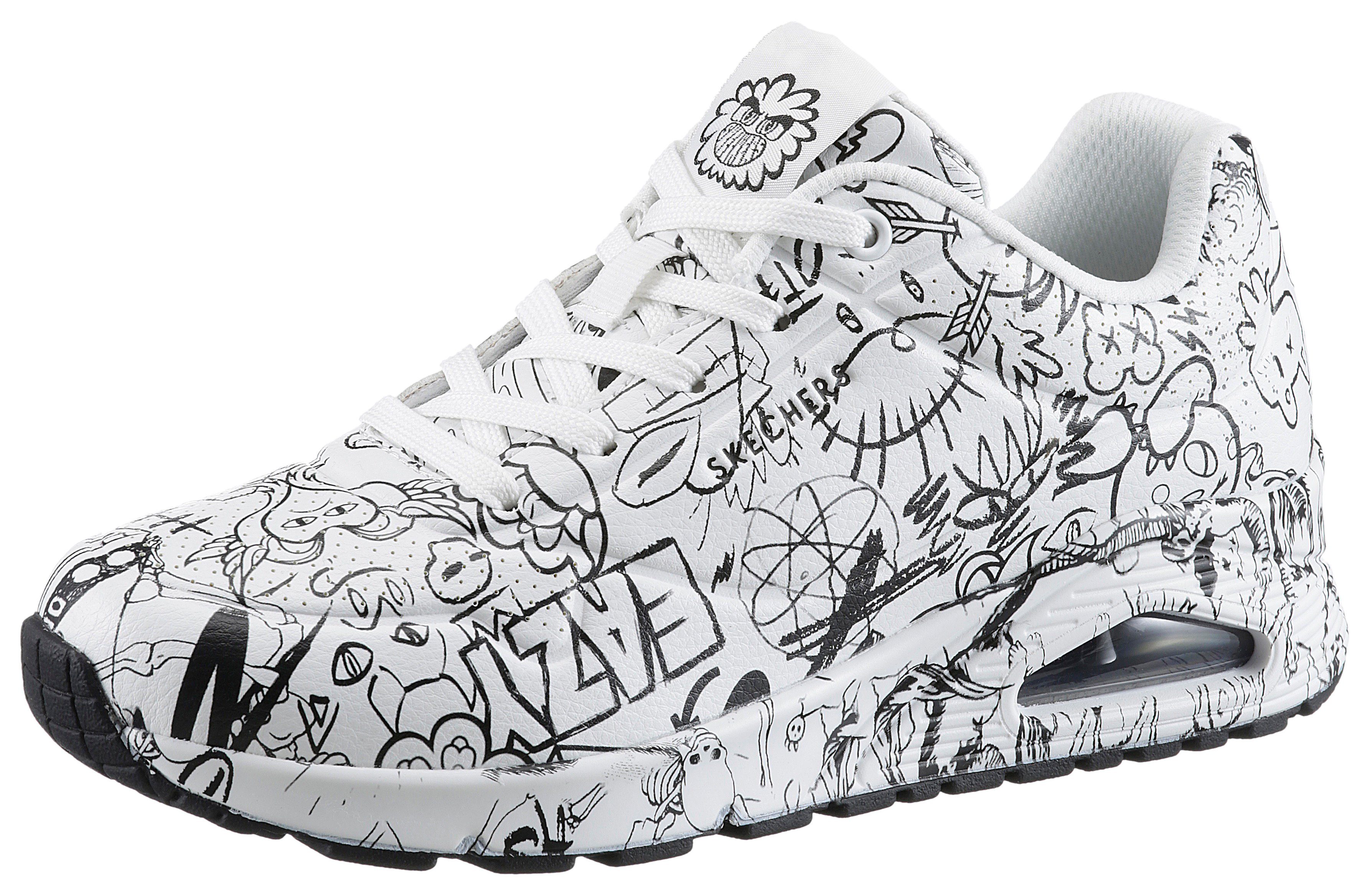 Skechers UNO-PROCESS SKETCH Sneaker mit coolem günstig online kaufen