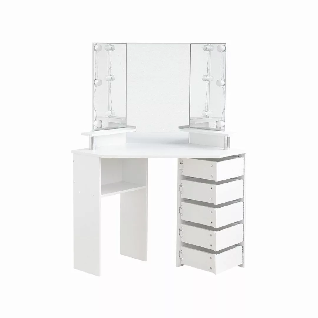 HOME DELUXE Schminktisch CANDICE - Weiß günstig online kaufen