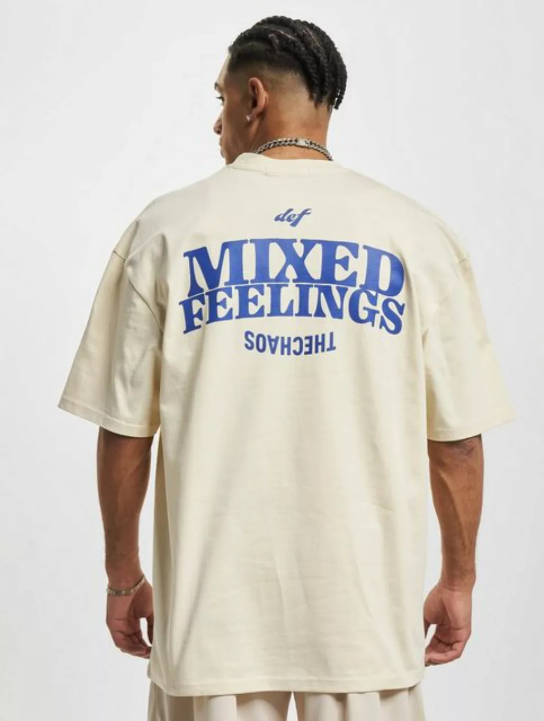 DEF Kurzarmshirt DEF Herren DEF MIXED T-Shirt (1-tlg) günstig online kaufen