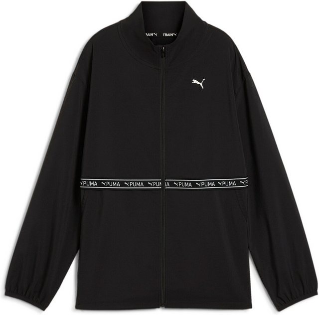 PUMA Sweatshirt WOVEN ELASTIC JACKET Q4 PUMA BLACK günstig online kaufen