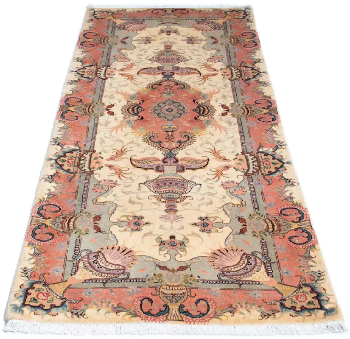 morgenland Orientteppich »Perser - Täbriz - Royal - 203 x 80 cm - beige«, r günstig online kaufen