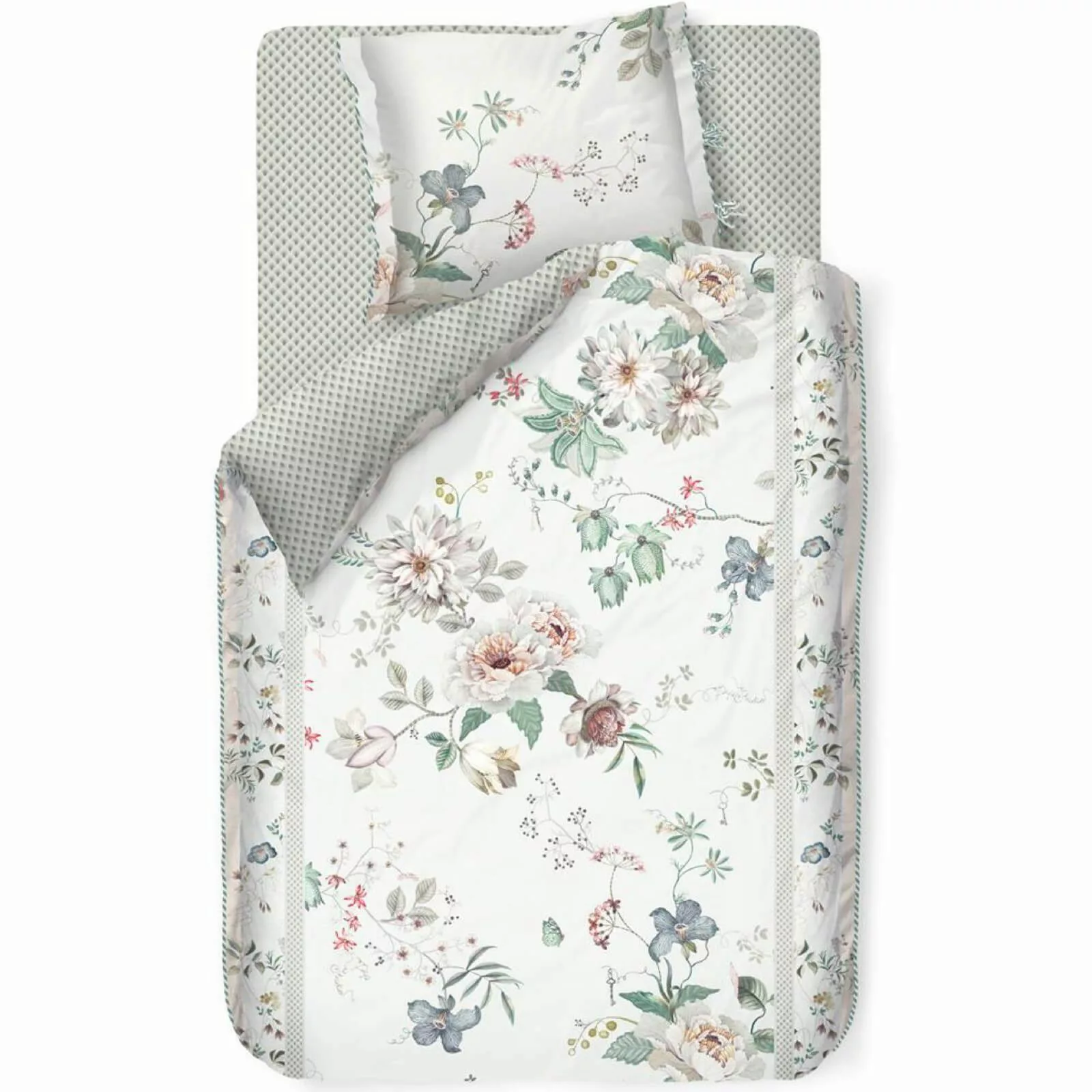 PiP Studio Bettwäsche Tokyo Bouquet Weiß, günstig online kaufen