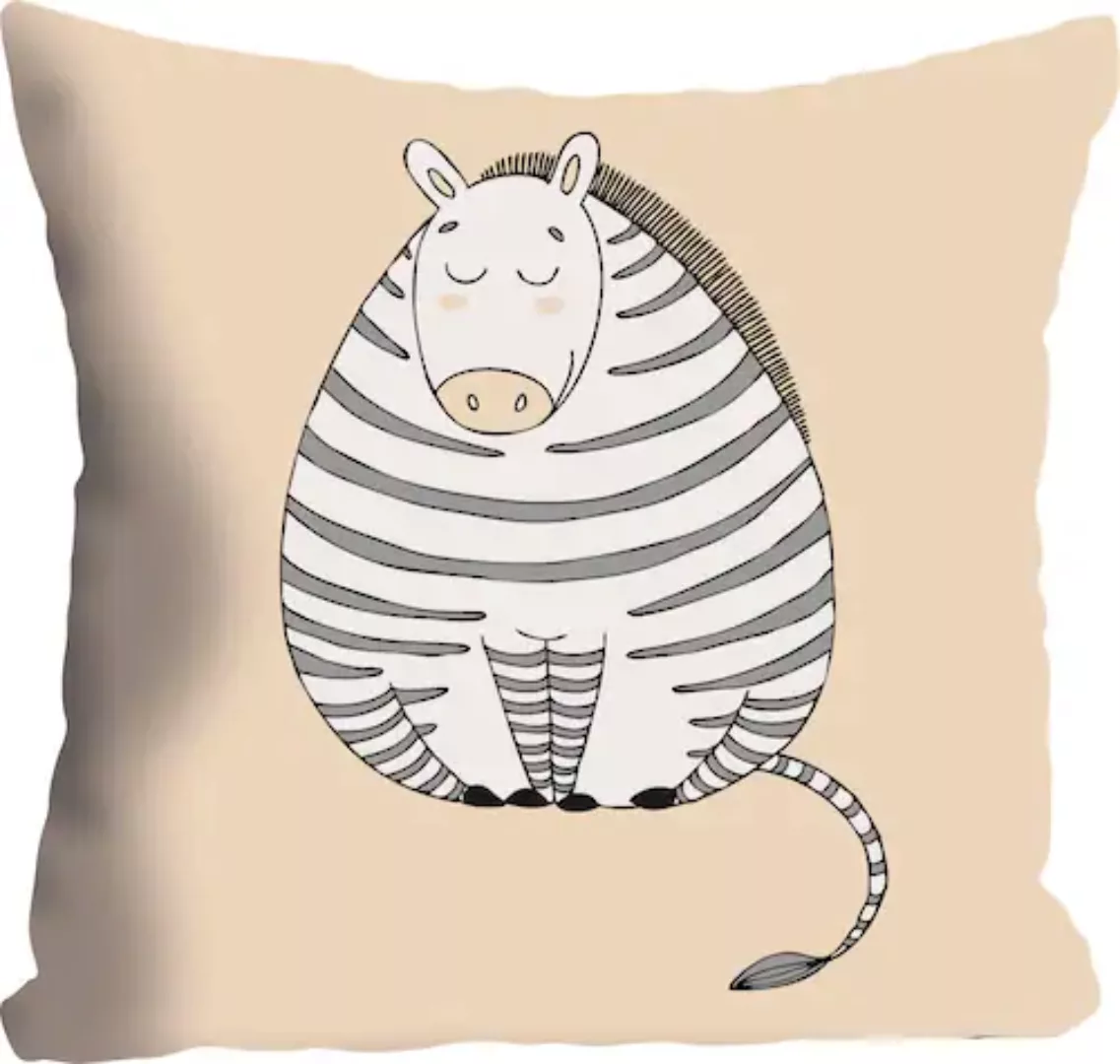queence Dekokissen »»Zebra««, Kissenhülle ohne Füllung, 1 Stück günstig online kaufen