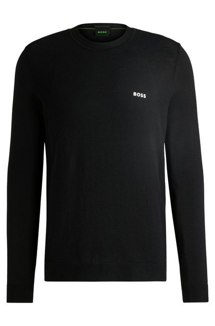 BOSS GREEN Strickpullover Momentum_Lite_C mit Marken-Logo günstig online kaufen