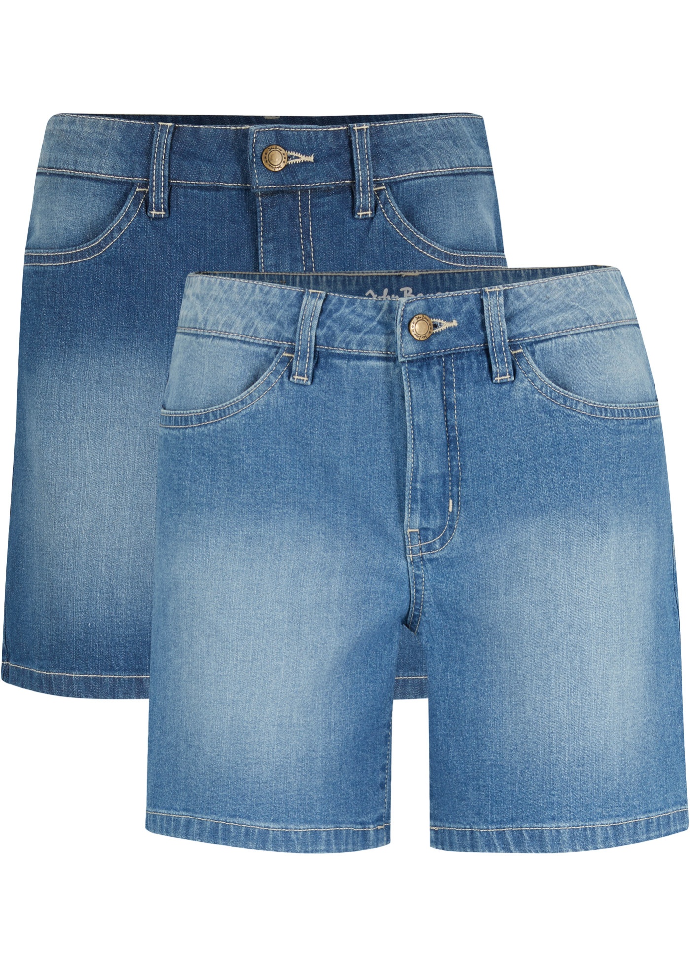 Stretch-Jeans-Shorts, 2er Pack günstig online kaufen