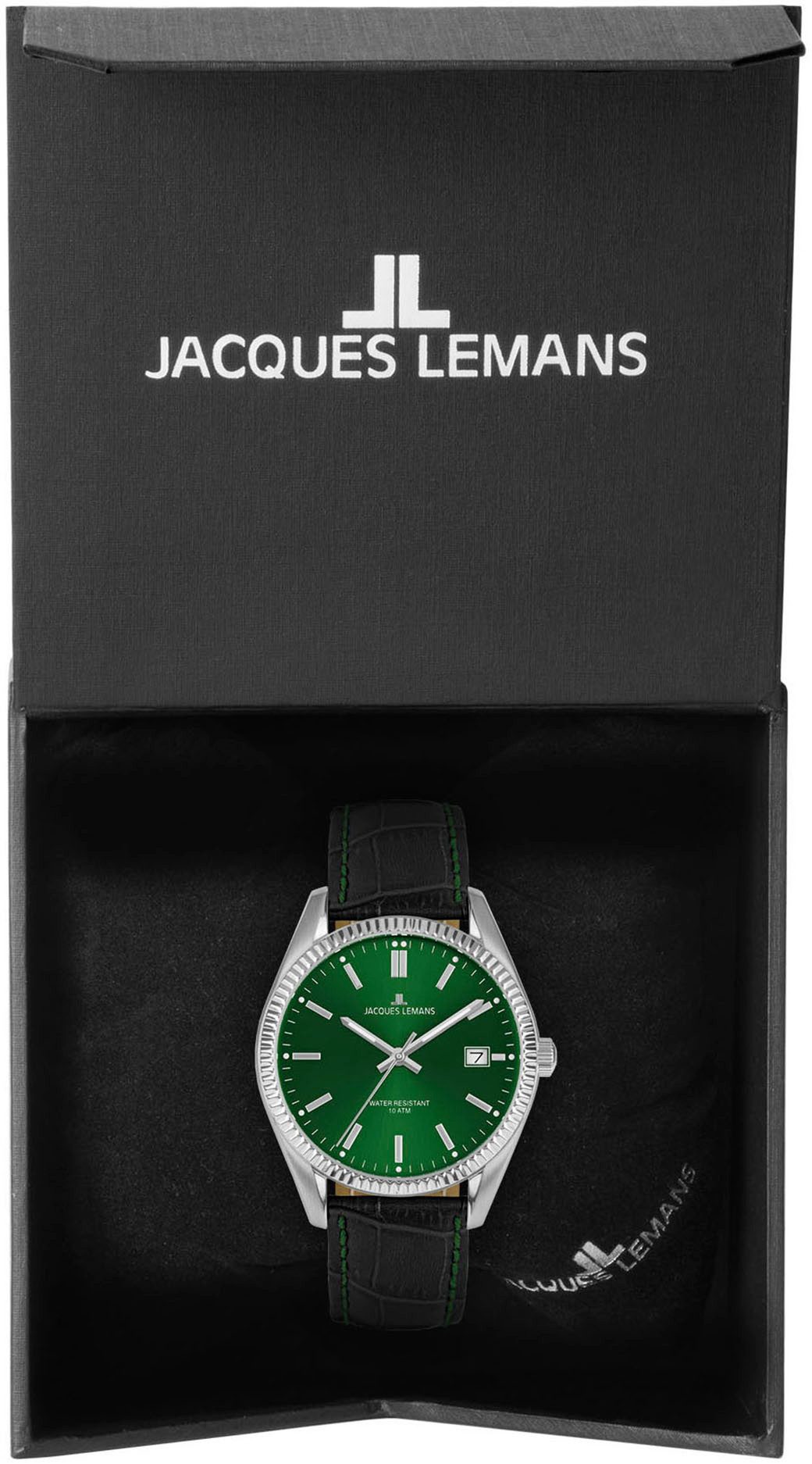 Jacques Lemans Quarzuhr Derby 50-3T, Armbanduhr, günstig online kaufen