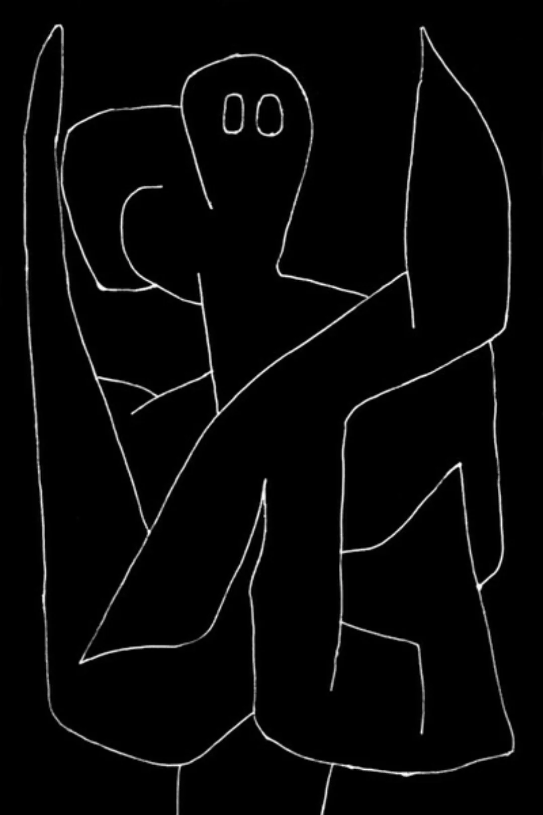 Poster / Leinwandbild - Paul Klee: Wachsamer Engel günstig online kaufen