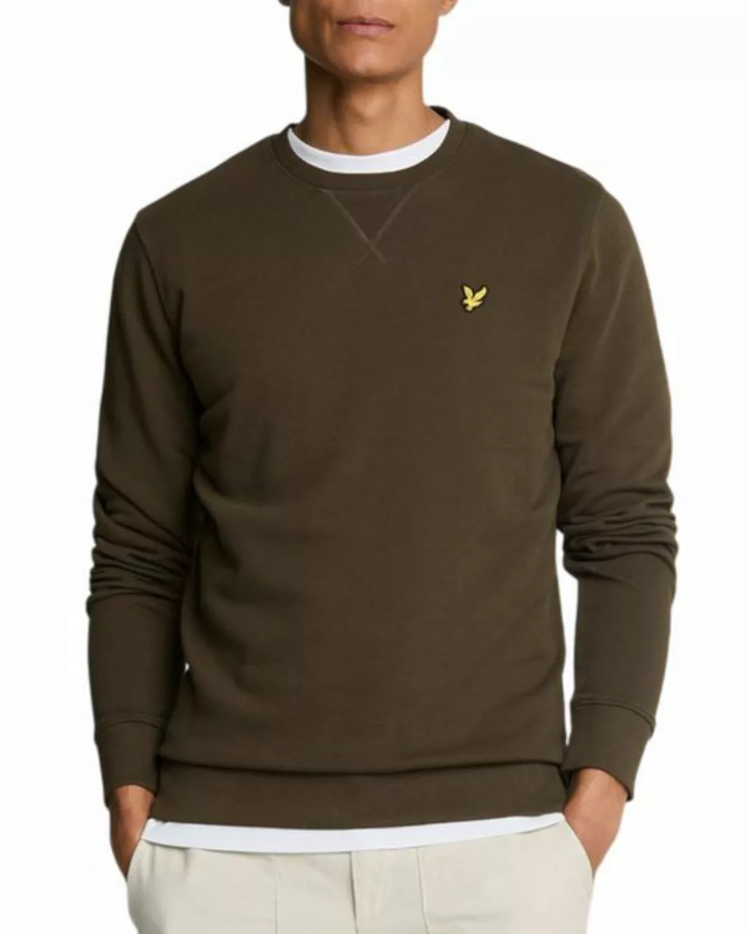 Lyle & Scott Pullover Olive - Größe L günstig online kaufen