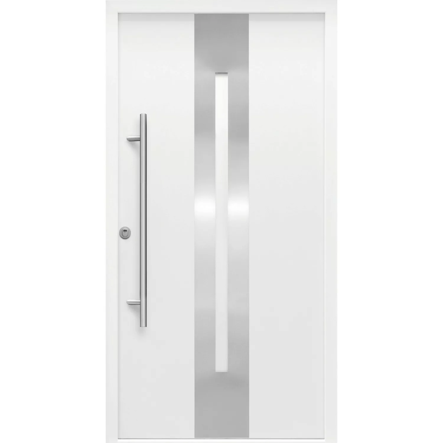 Sicherheits-Haustür ThermoSpace Prime Dublin RC2 Komfort Weiß 110 x 210 cm günstig online kaufen