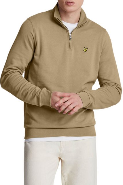 Lyle & Scott Sweatshirt Herren, 100% Baumwolle, 1/4 Zip günstig online kaufen