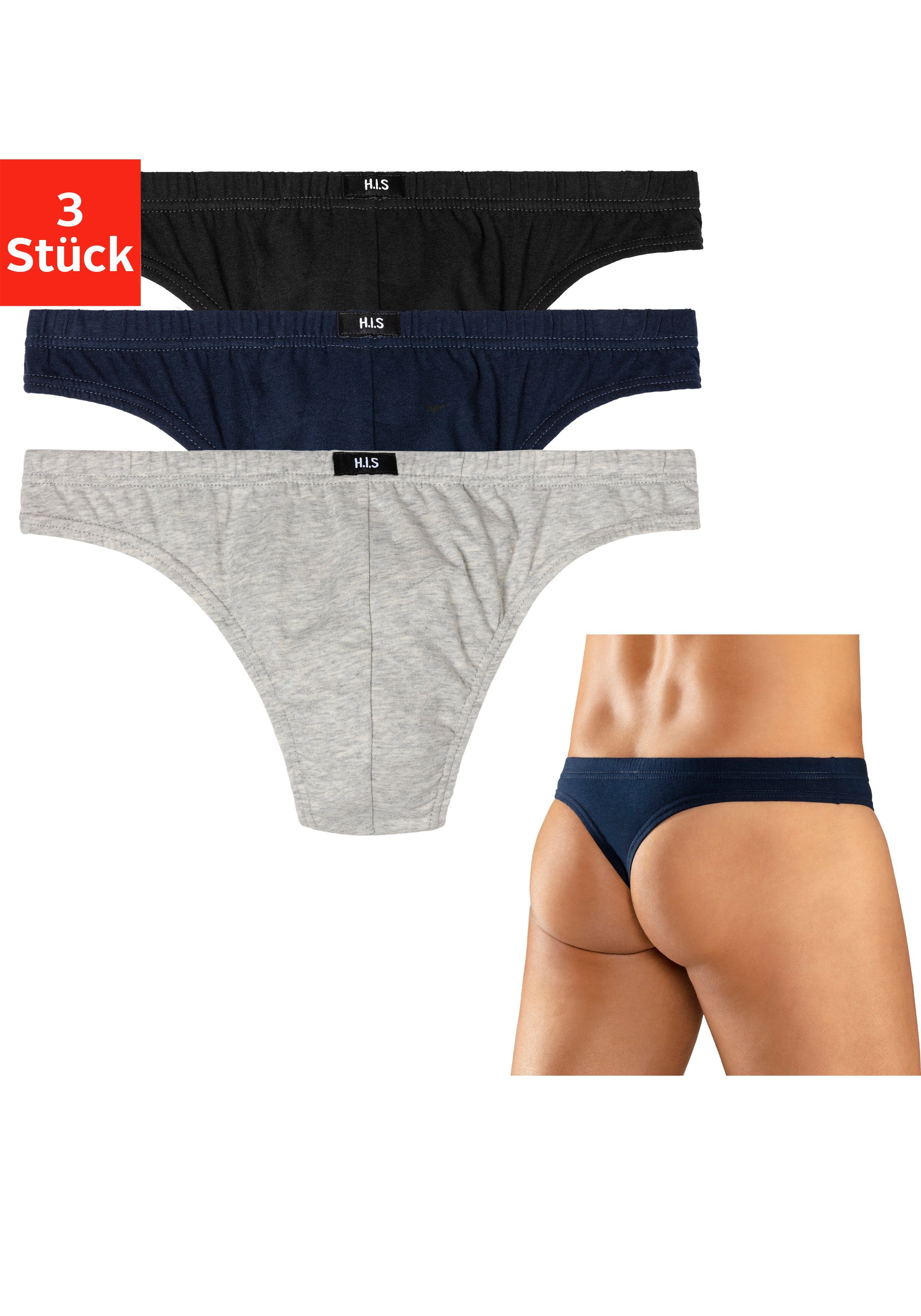 H.I.S String (Packung, 3-St) aus weichem günstig online kaufen