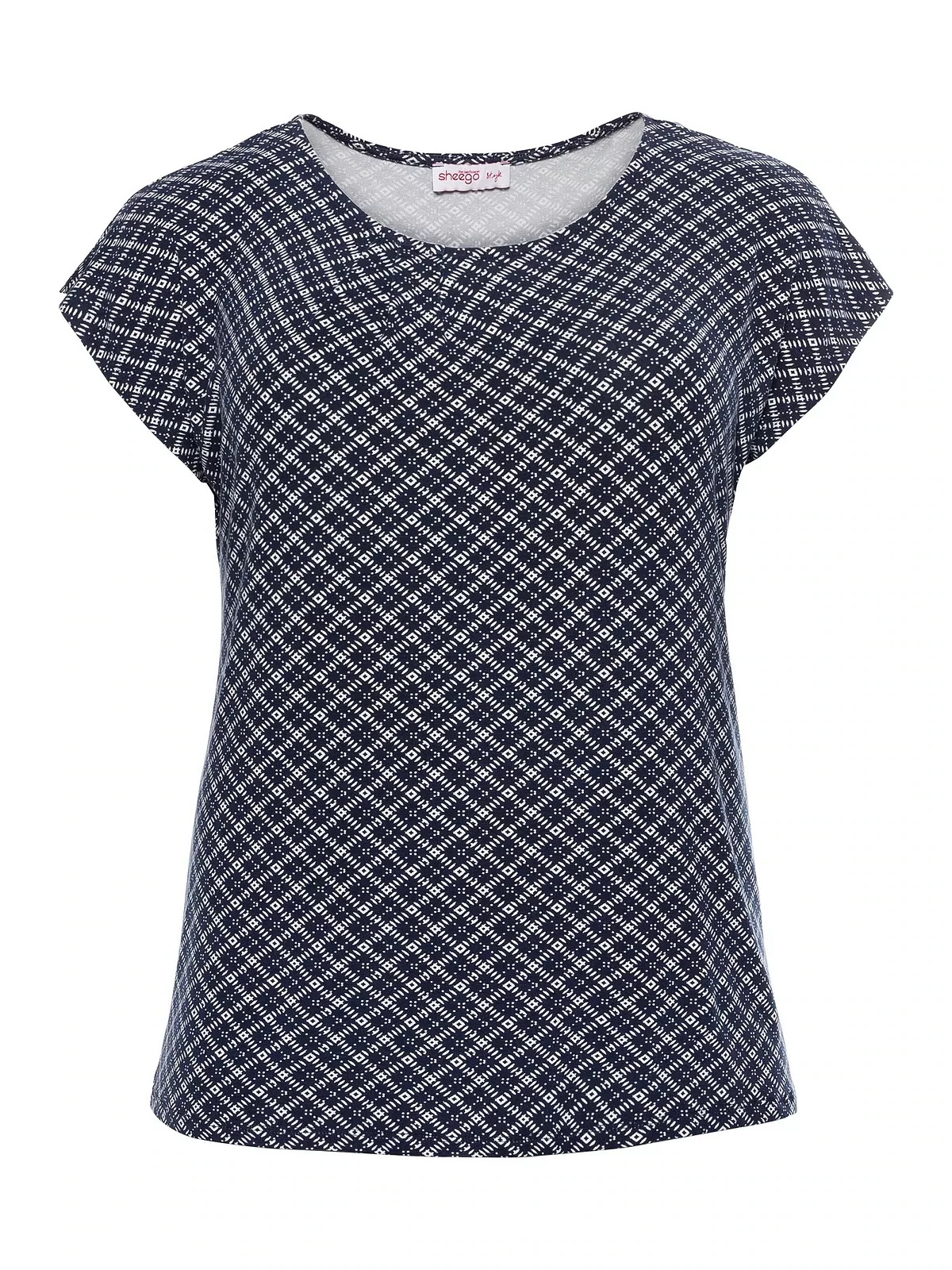 Sheego T-Shirt "Große Größen", mit gelegten Falten, aus angenehmem Viskosem günstig online kaufen