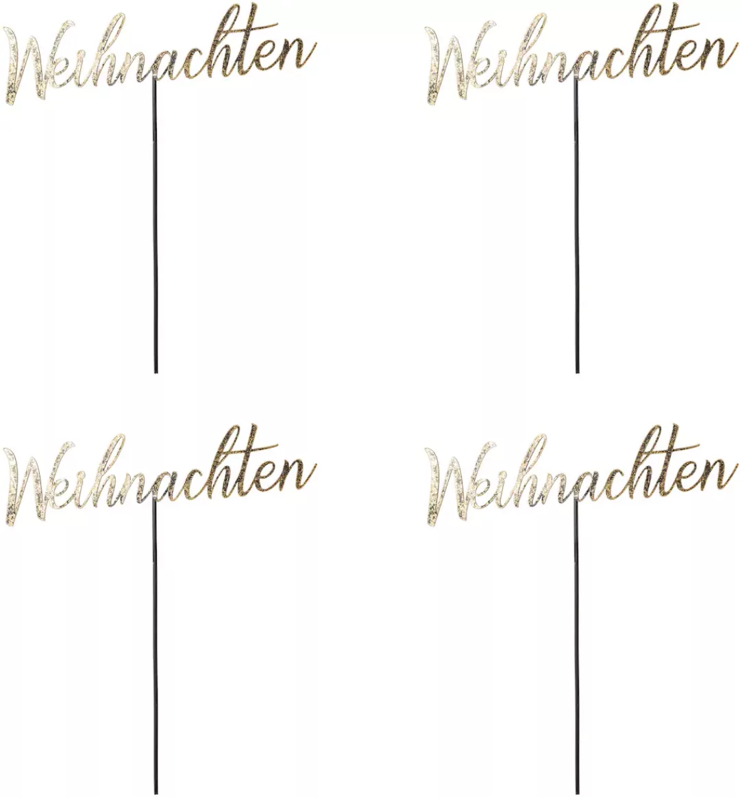 Creativ deco Deko-Schriftzug "Weihnachtsdeko", zum Stecken günstig online kaufen