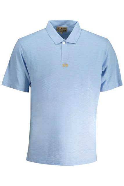 La Martina Poloshirt Elegantes hellblaues Kurzarm-Polohemd für Herren günstig online kaufen