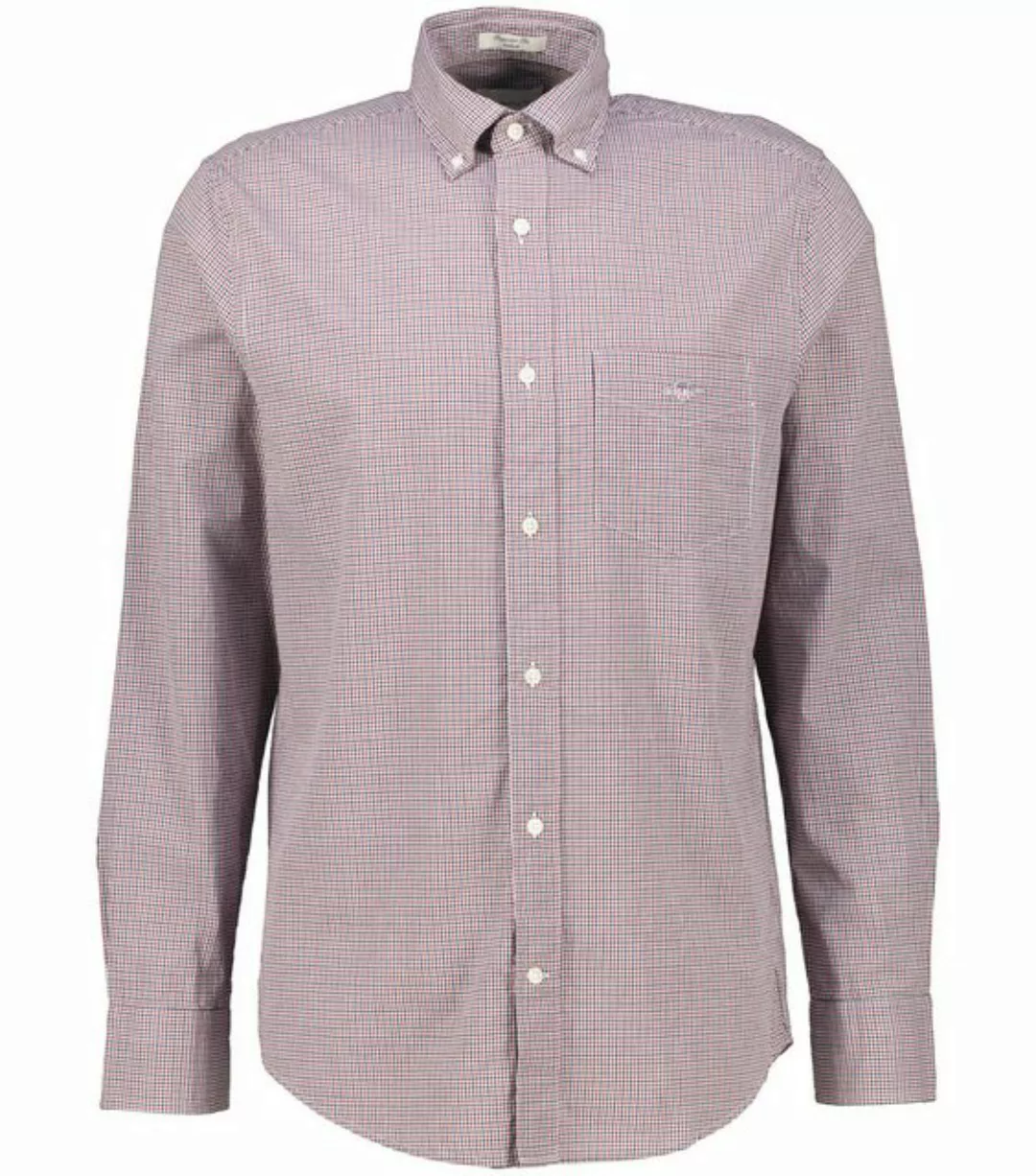 Gant Langarmhemd Herren Hemd POPLIN MICRO GINGHAM SHIRT Regular Fit (1-tlg) günstig online kaufen