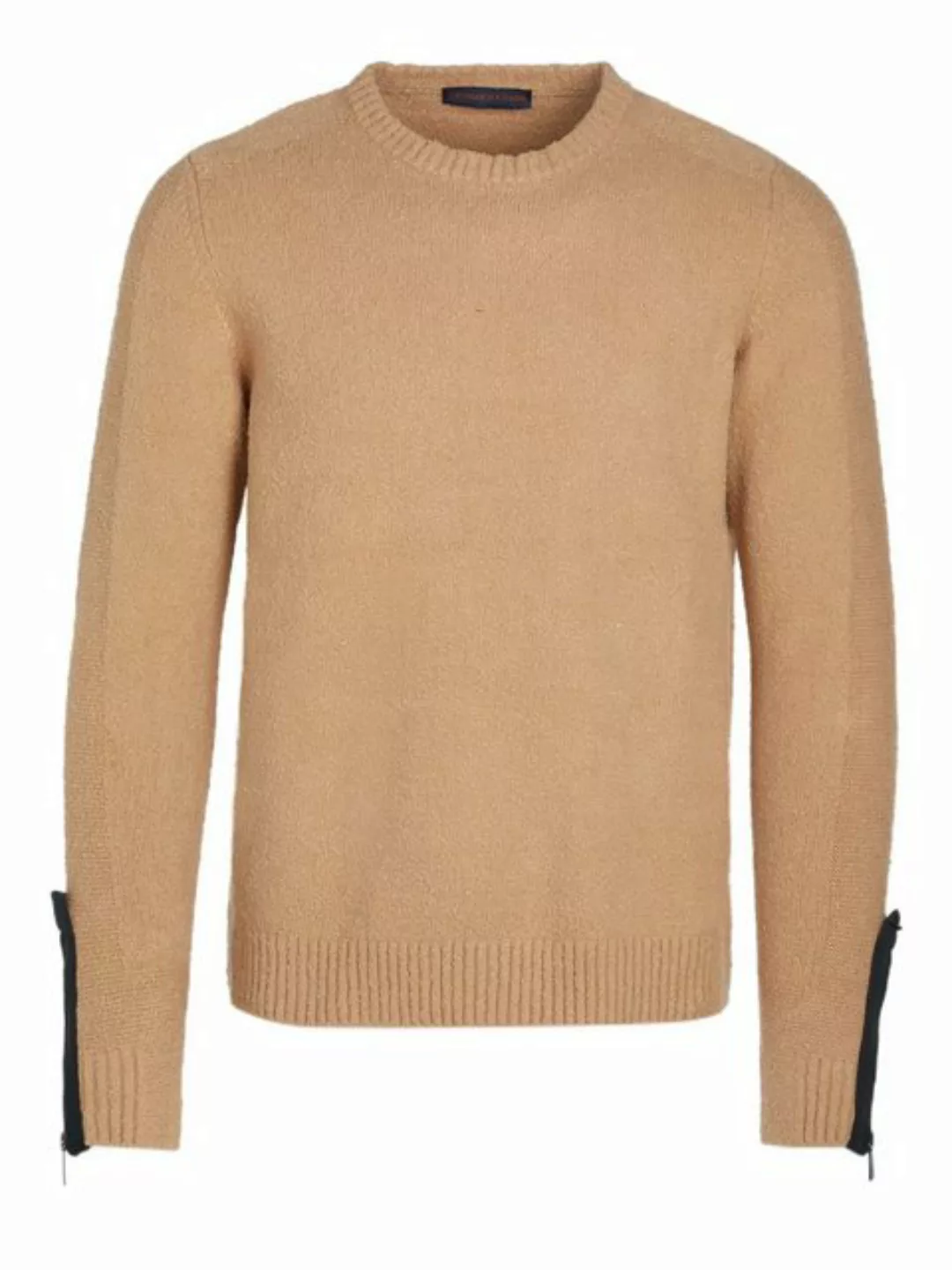 Trussardi Jeans Strickpullover Trussardi jeans Pullover hellbraun günstig online kaufen