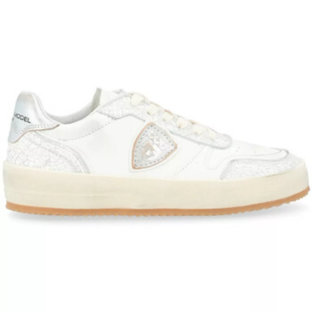 Philippe Model  Sneaker VNLD WM01 - NICE LOW-VINTAGE METAL_BLANC ARGENT günstig online kaufen