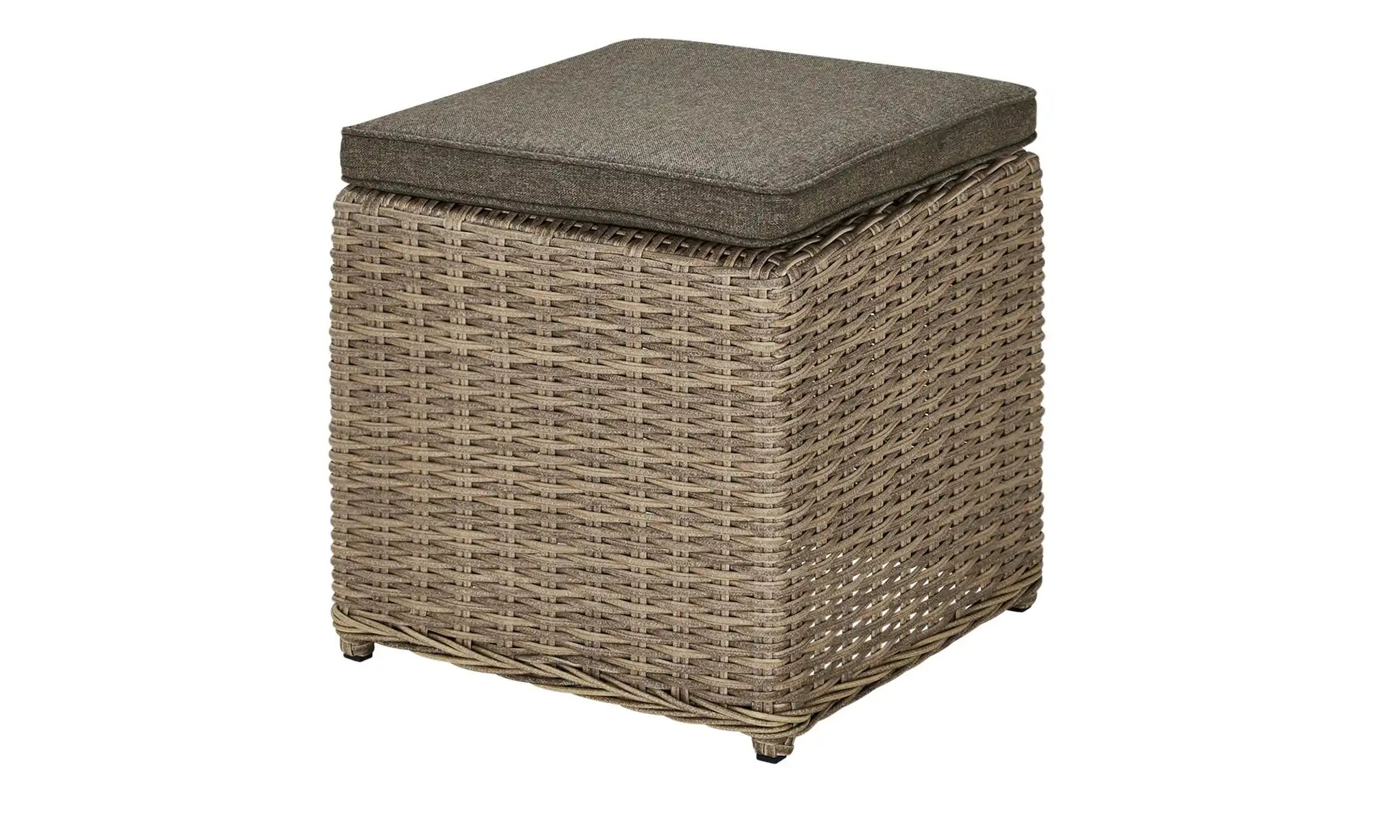 a casa mia Hocker  Florenz 2 ¦ creme ¦ Maße (cm): B: 41 H: 46 T: 41 Garten günstig online kaufen