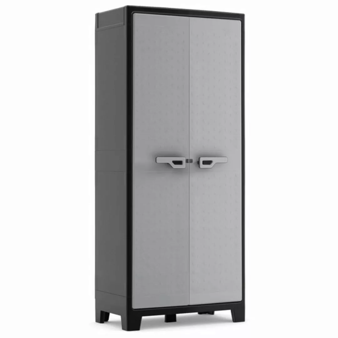 Keter Fächerschrank Universalschrank Titan Schwarz und Grau 182 cm (1-St) günstig online kaufen