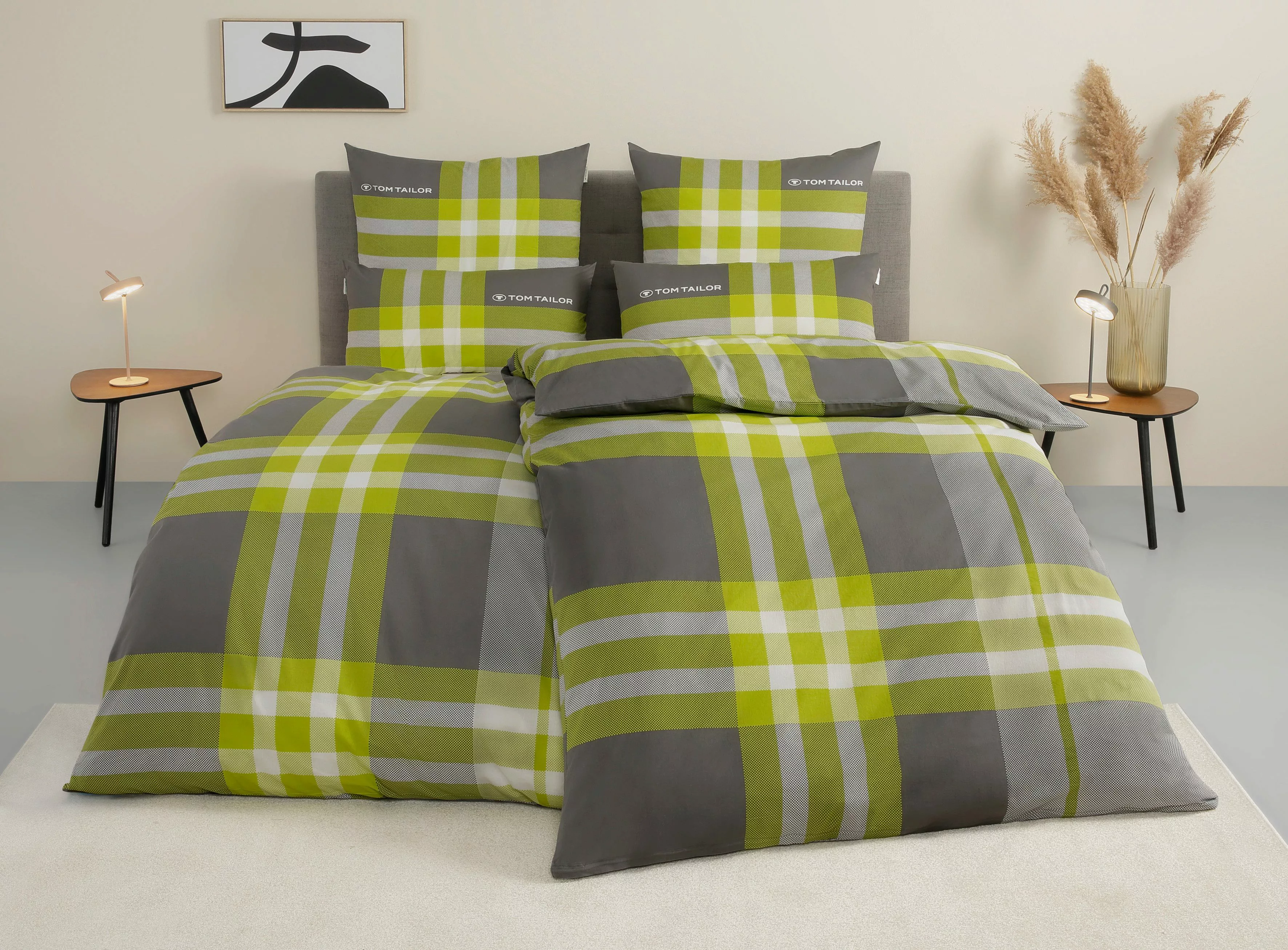 TOM TAILOR HOME Bettwäsche »Nick in Gr. 135x200 oder 155x220 cm«, mit Grati günstig online kaufen