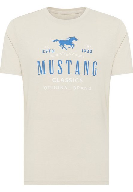 MUSTANG Kurzarmshirt "Print-Shirt" günstig online kaufen