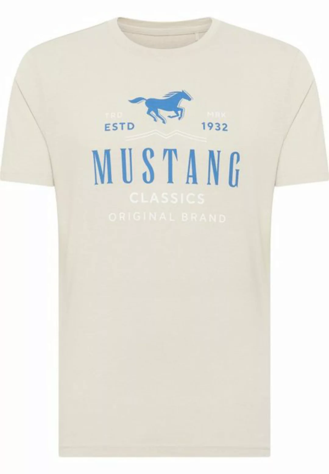 MUSTANG Kurzarmshirt Print-Shirt günstig online kaufen