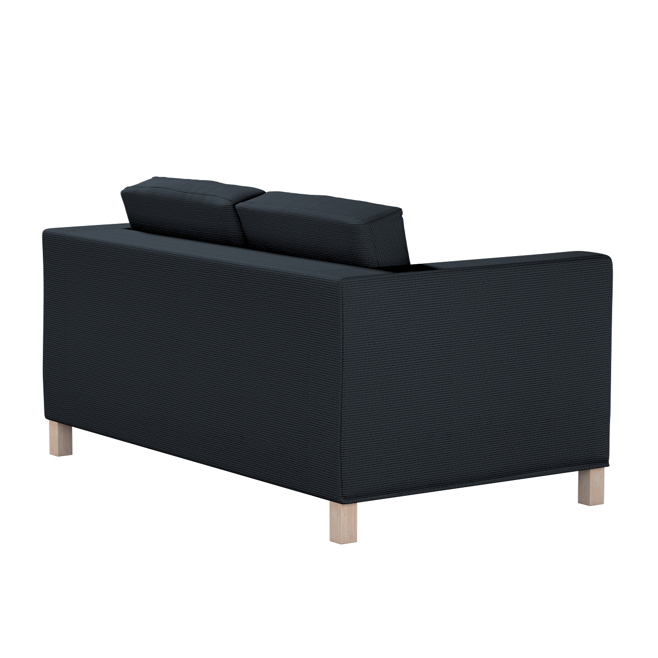 Bezug für Karlanda 2-Sitzer Sofa nicht ausklappbar, kurz, anthrazit, 60cm x günstig online kaufen