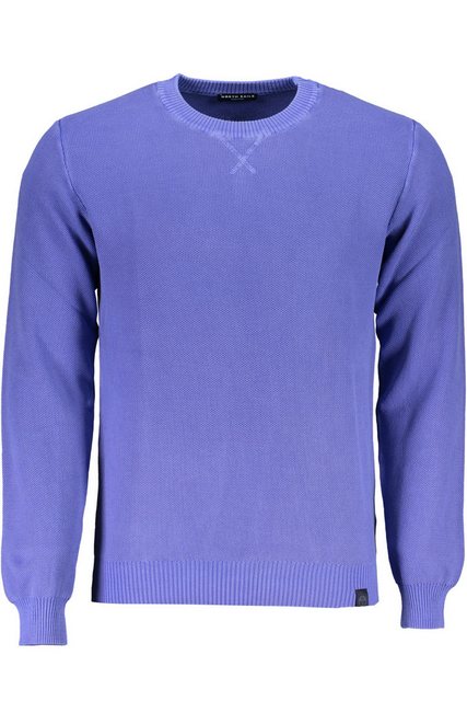 North Sails Strickpullover Herren Pullover in Blau: Langarmshirt aus Bio-Ba günstig online kaufen