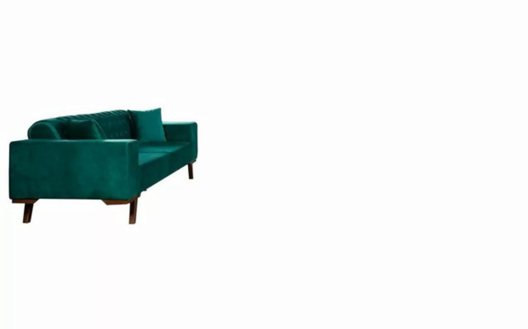 JVmoebel Sofa Wohnzimmer Stil Möbel Sofagarnitur Couch Sofa Möbel 3+3+1, Ma günstig online kaufen