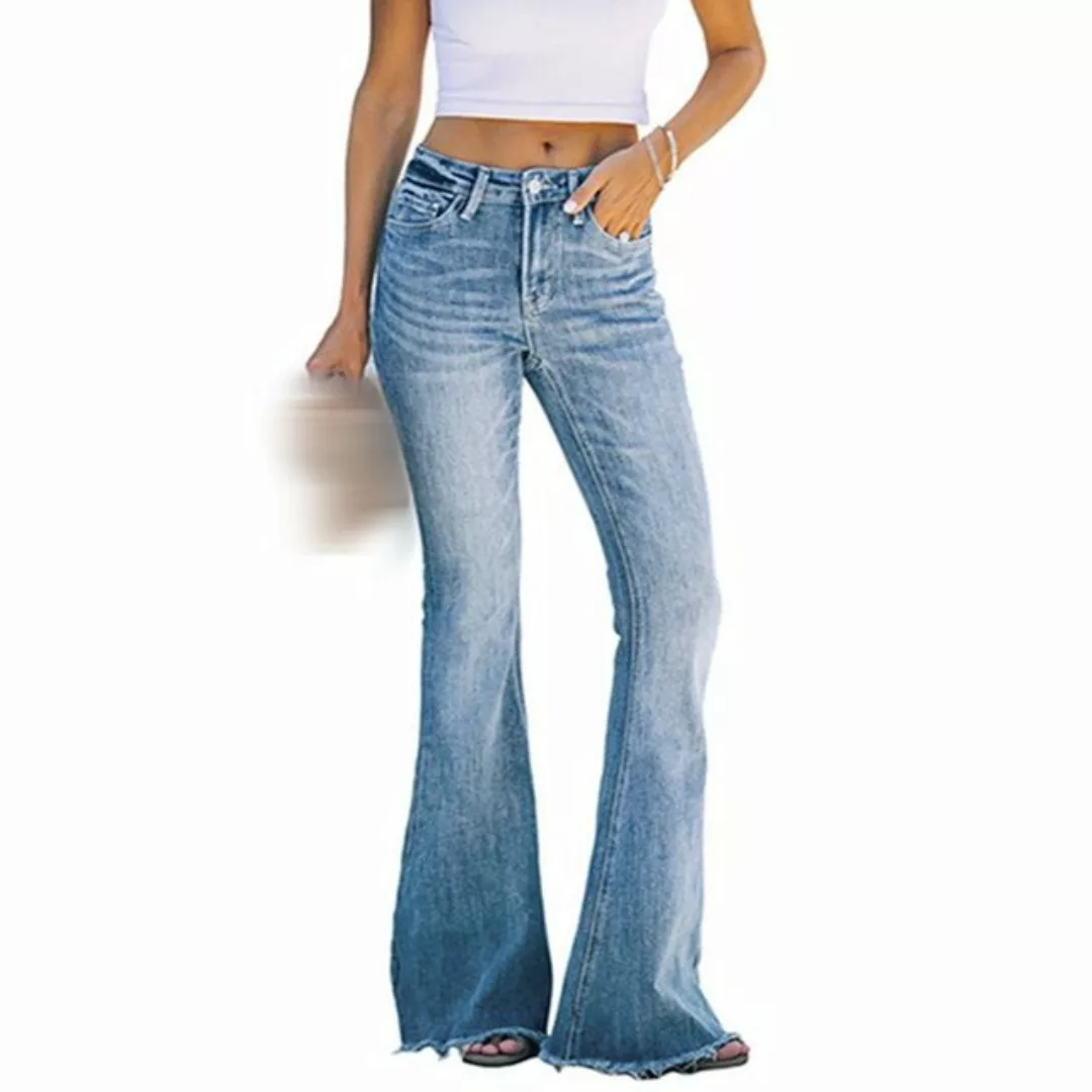 AFAZ New Trading UG Stretch-Jeans Damen Skinny-fit-Jeans Straight-Jeans Boo günstig online kaufen