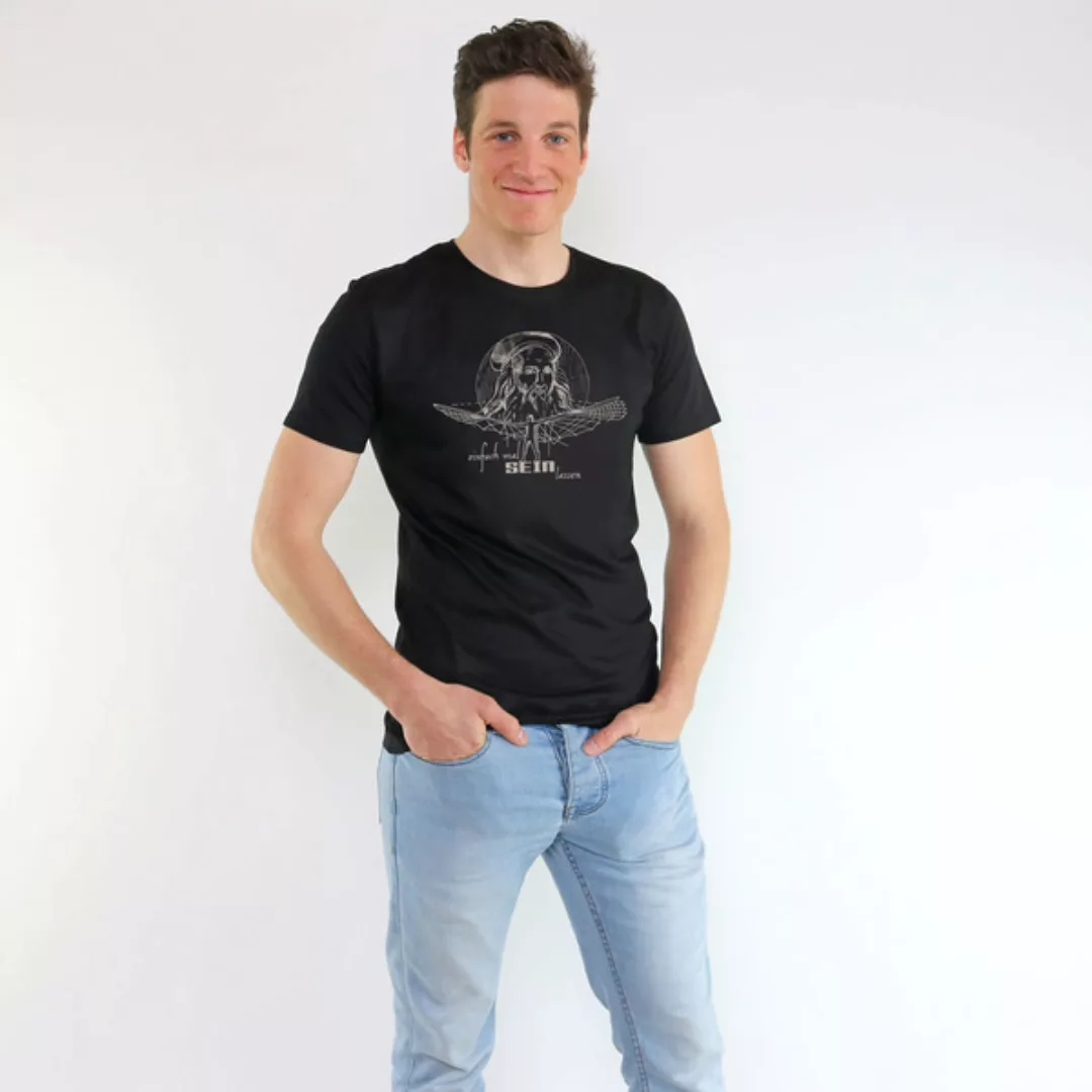 Shirt Da Vinci Aus Modal®-Mix Schwarz günstig online kaufen
