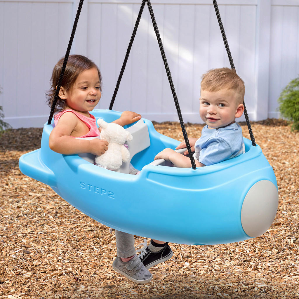 Step2 Schaukel Rocket Swing blau B/H/T: ca. 47,6x95,9x33,7 cm günstig online kaufen