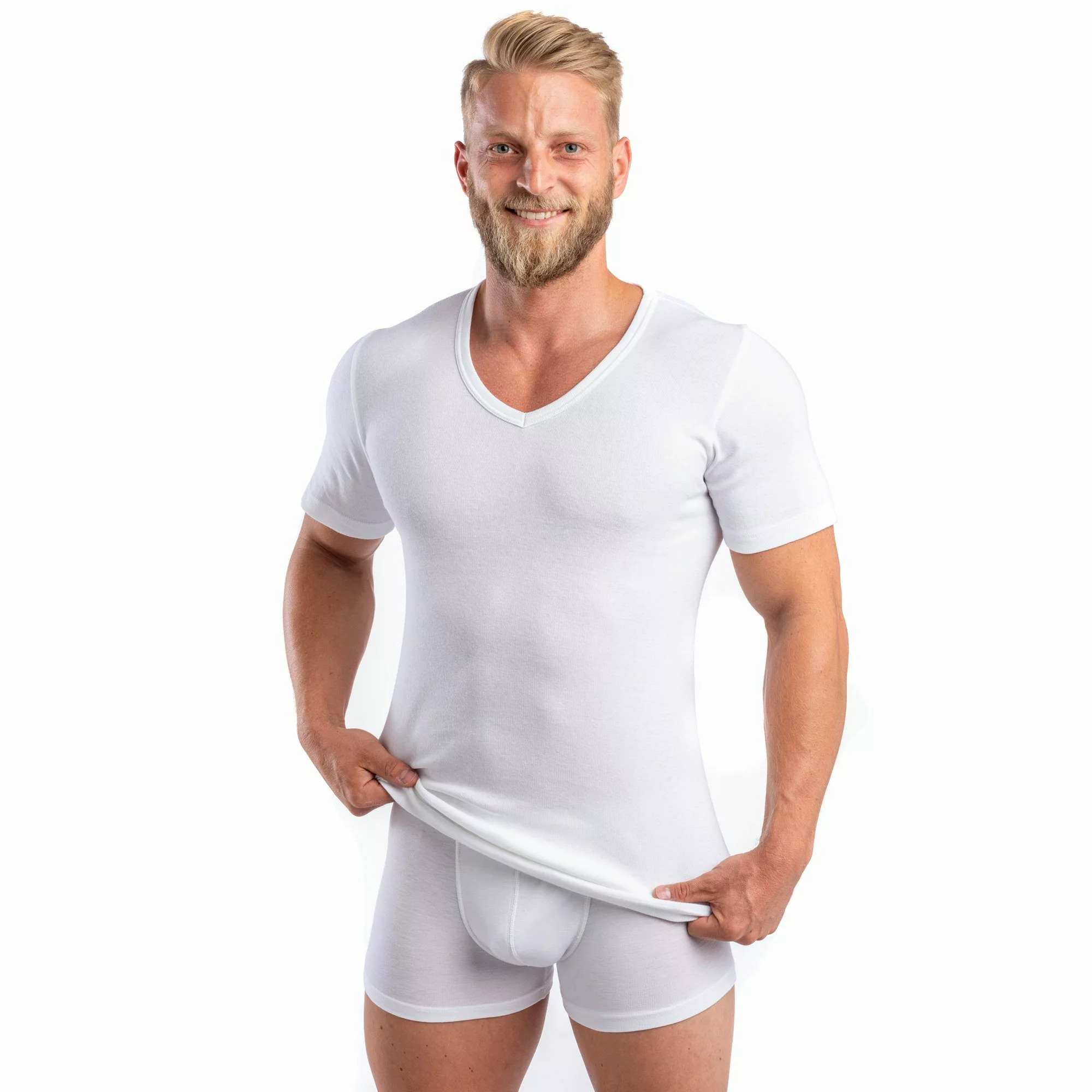 HERMKO Unterziehshirt 554880 Herren kurzarm Shirt günstig online kaufen